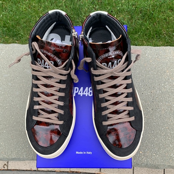 P449 Skate High top Tortoise women’s sneaker - size 39 with box - Picture 3 of 8